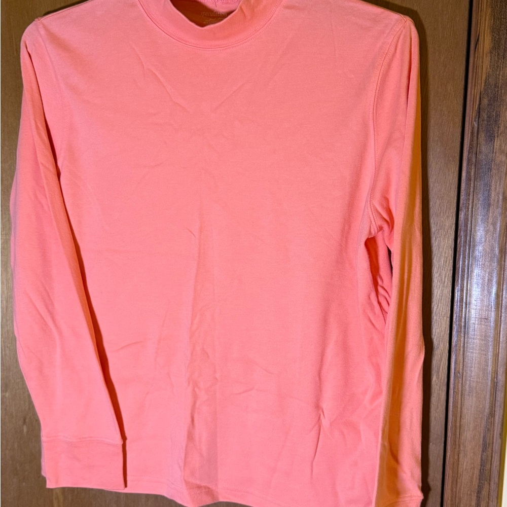 Coral Long Sleeve Women's Top